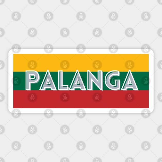 Palanga City in Lithuania Flag Sticker by aybe7elf